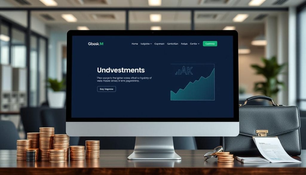 Site vitrine professionnel investissement